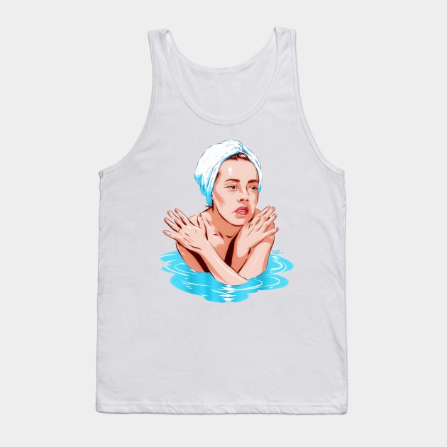 Jeanne Moreau - An illustration by Paul Cemmick Tank Top by PLAYDIGITAL2020